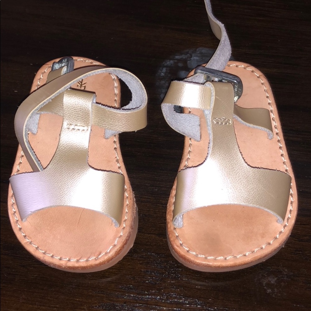 Freshly picked platinum sandals